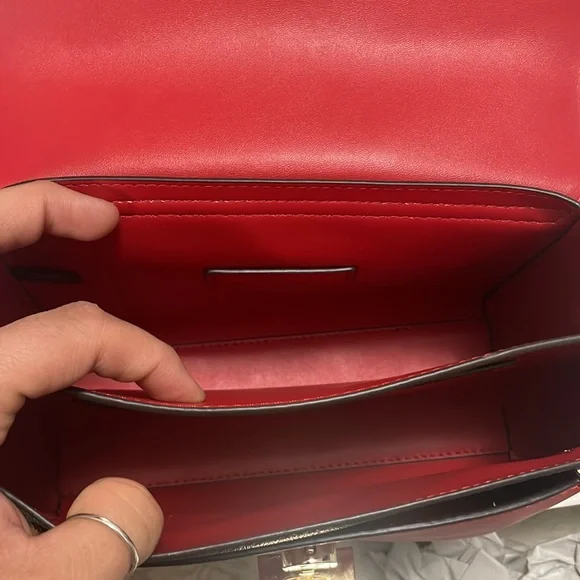 MICHAEL KORS Lita New w/Tags Orig Pkg Crossbody Bag & Magnetic Gift StorageBox - Picture 12 of 16